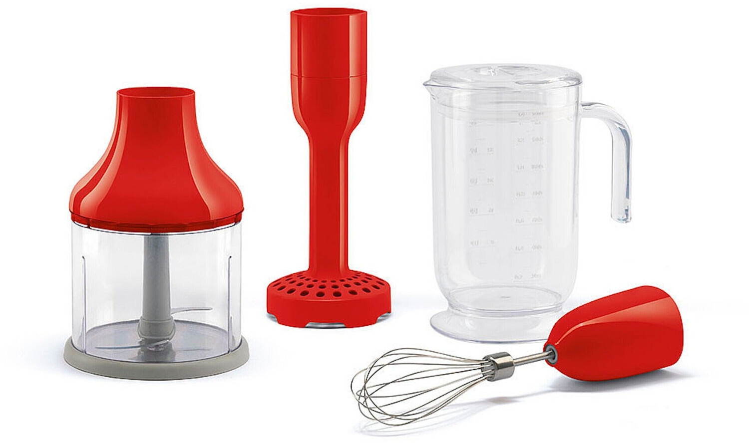 ست لوازم جانبی اکسسوری گوشت‌کوب برقی اسمگ مدل SMEG HBAC01RD | رنگ قرمز | طراحی کلاسیک دهه ۵۰ میلادی